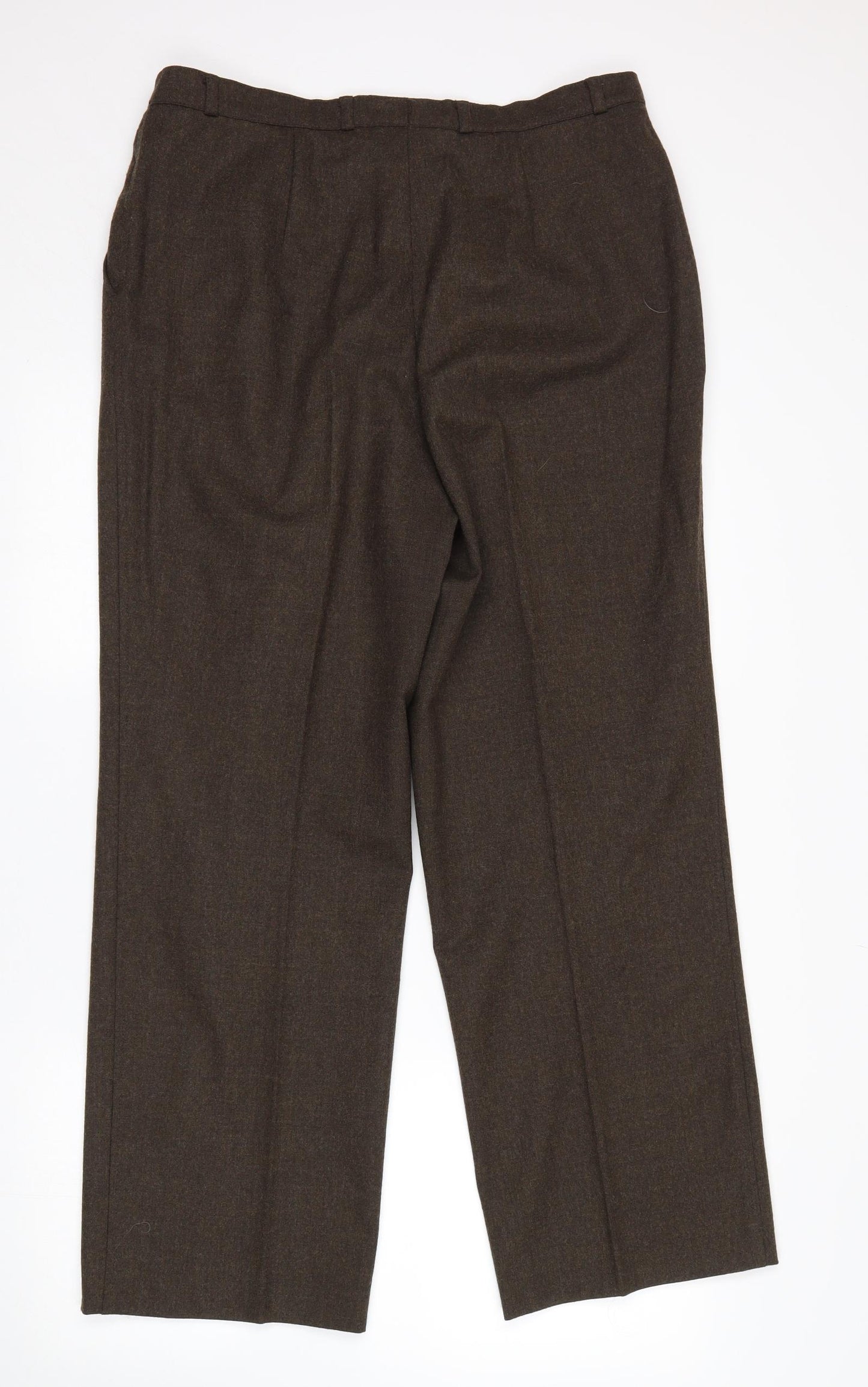 Robell Womens Brown   Trousers  Size 16 L29 in