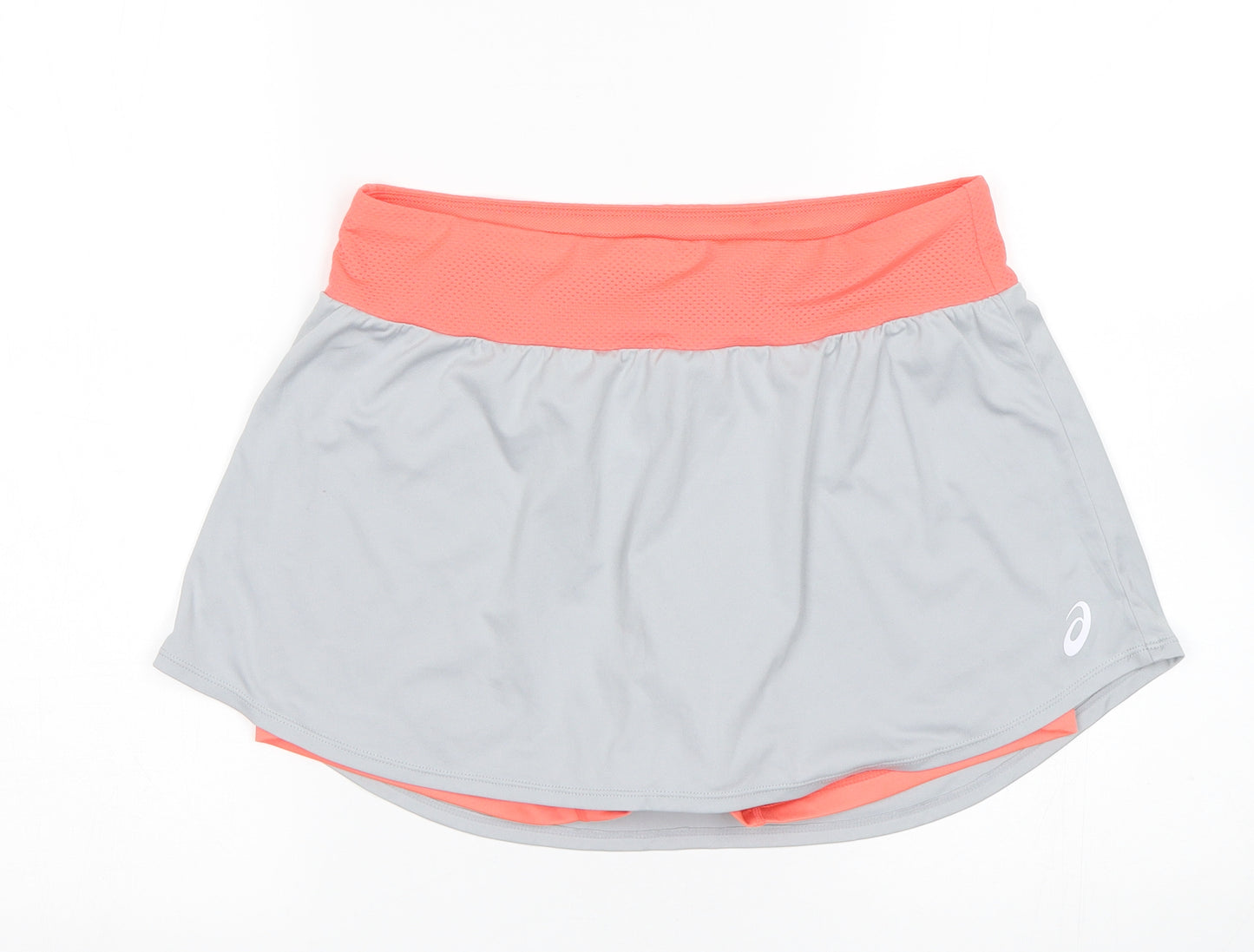 ASICS Womens Grey   Athletic Skort Size M