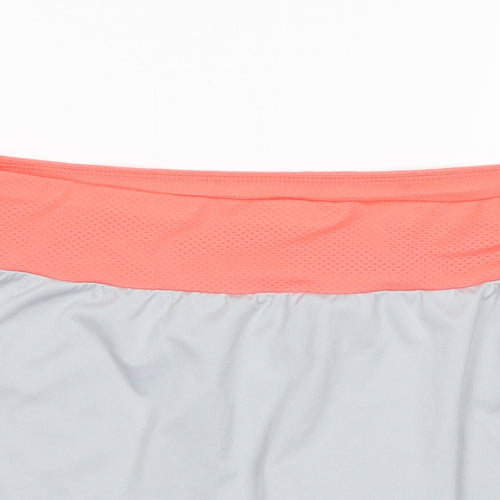 ASICS Womens Grey   Athletic Skort Size M