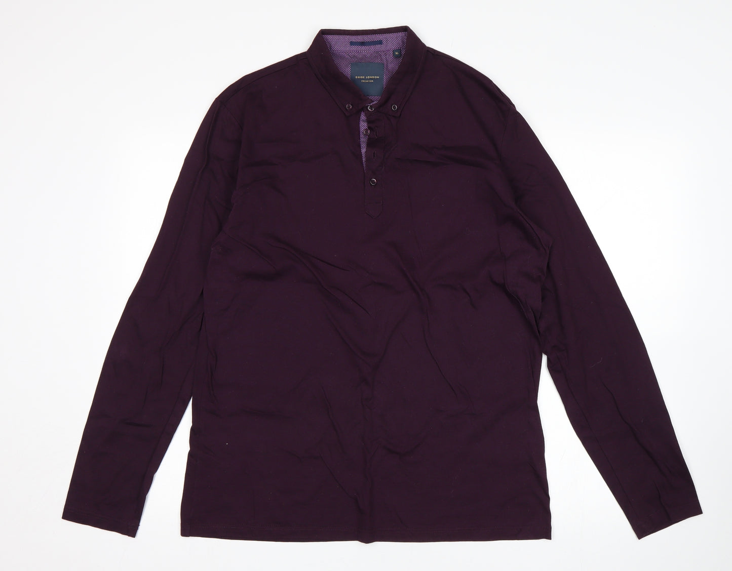 Guide London Mens Purple    Polo Size XL