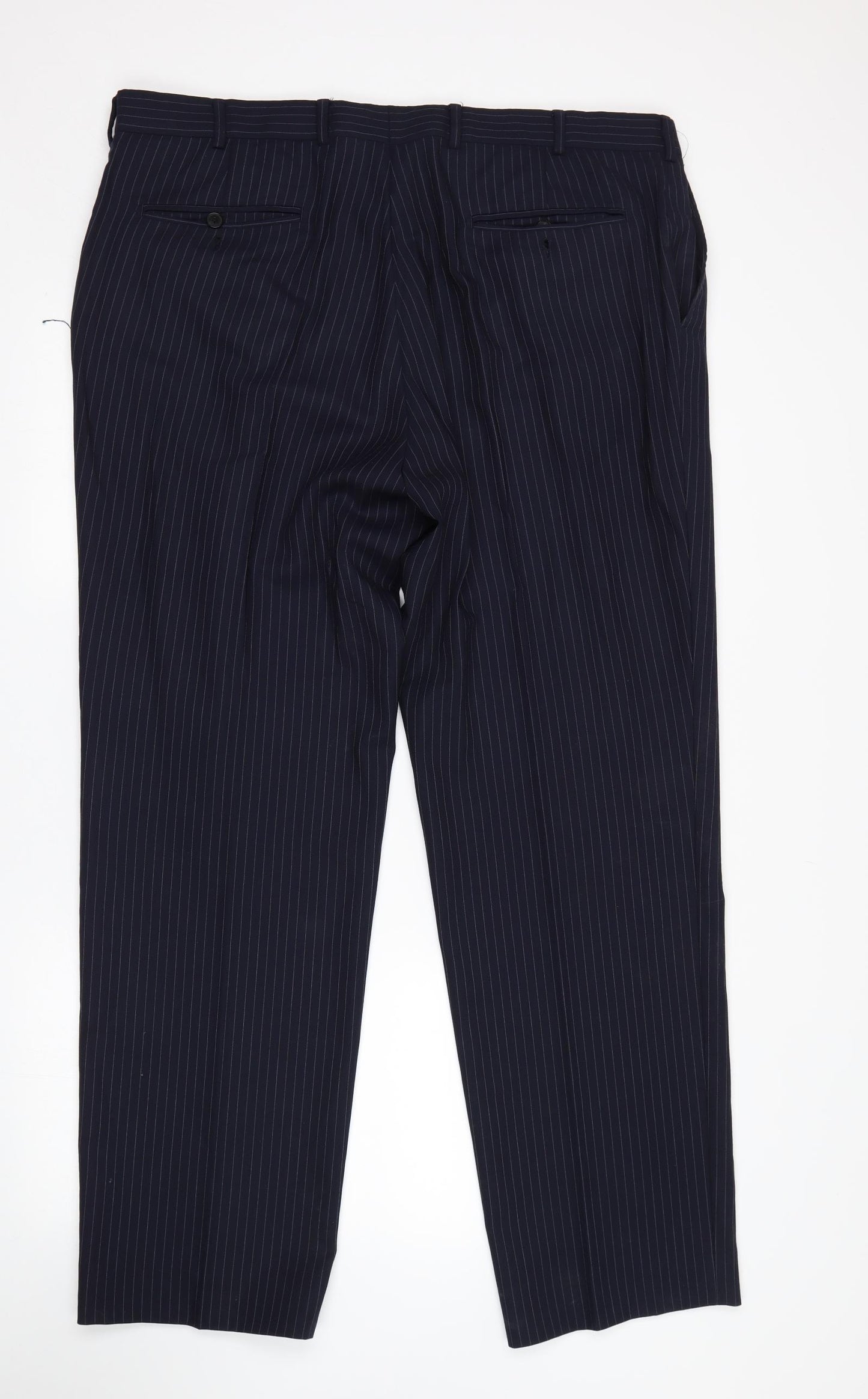 Jaeger Mens Blue   Trousers  Size 40 L32 in