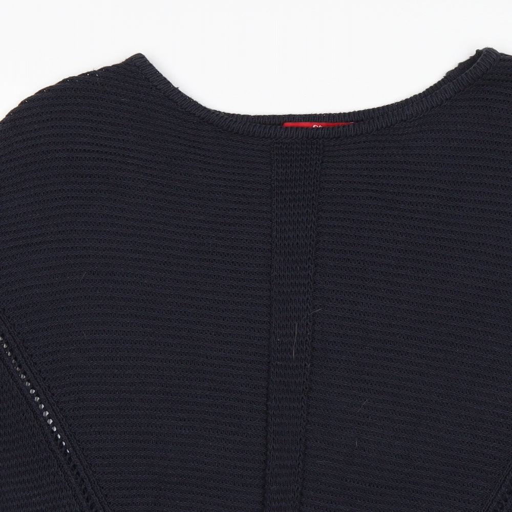 s.Oliver Womens Blue   Vest Jumper Size XS