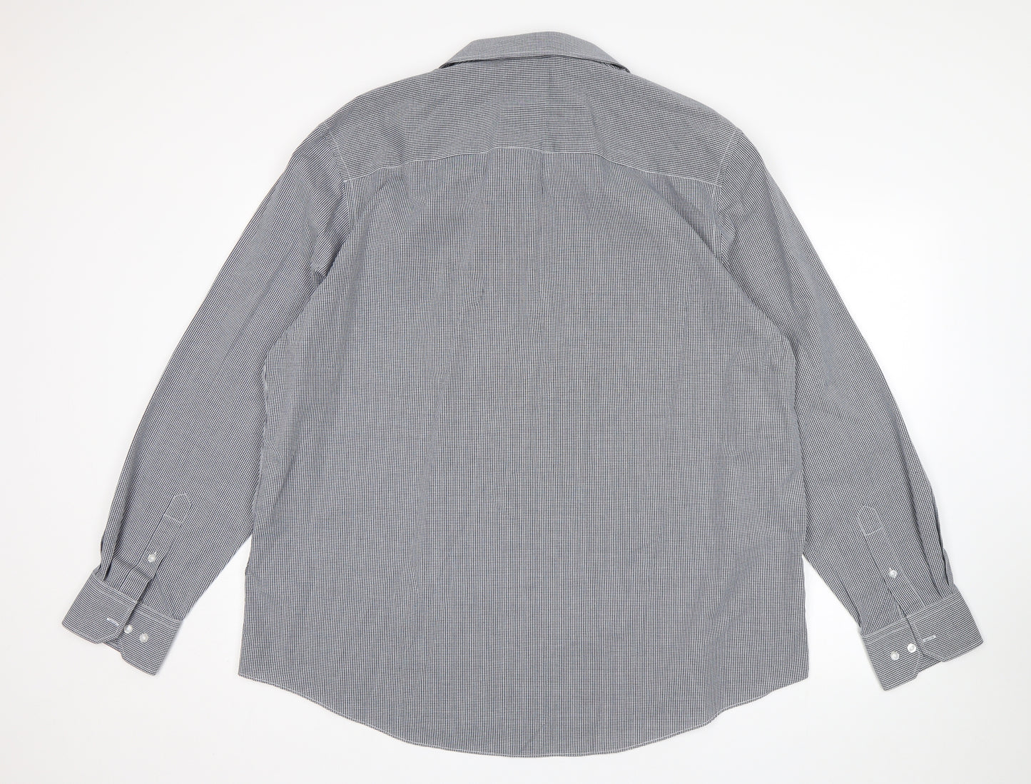 TU Mens Multicoloured Check   Dress Shirt Size 18.5