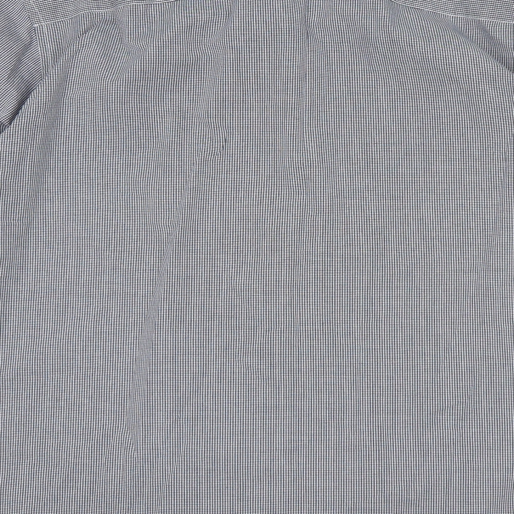 TU Mens Multicoloured Check   Dress Shirt Size 18.5
