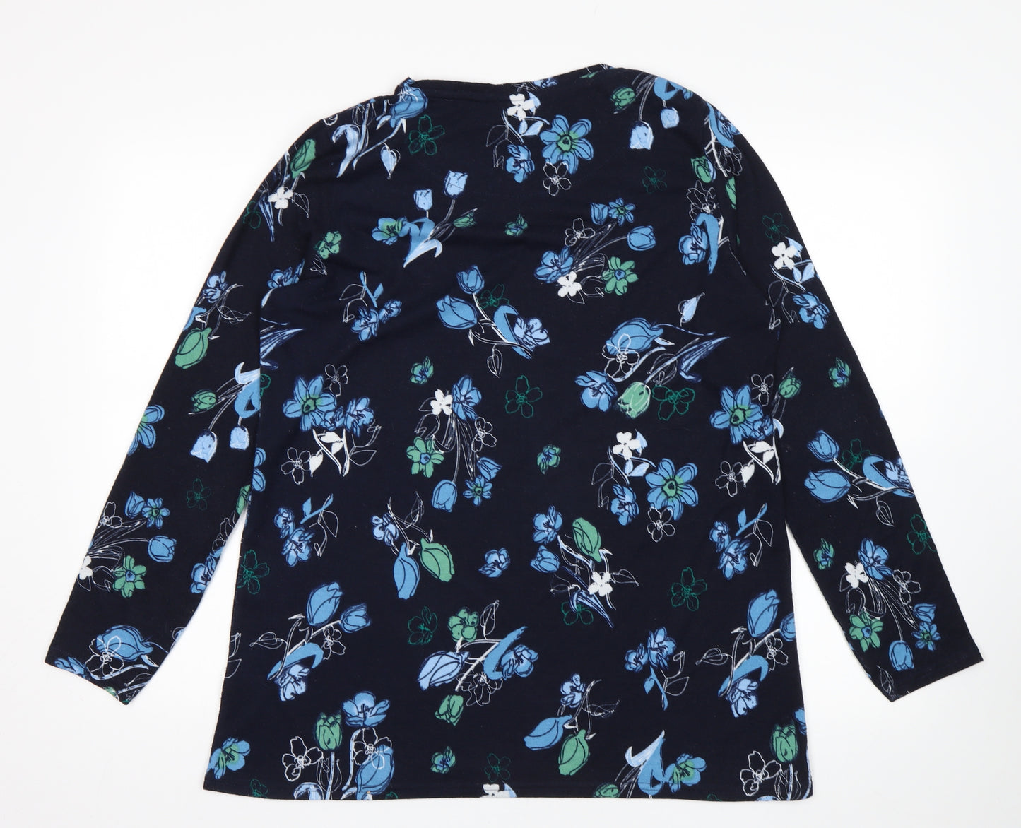 Isle Womens Multicoloured Floral  Pullover Jumper Size M