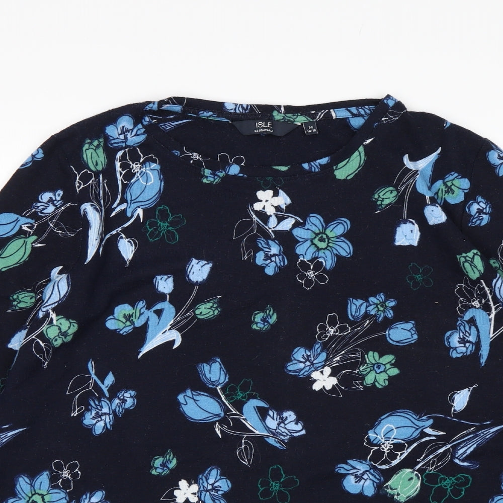 Isle Womens Multicoloured Floral  Pullover Jumper Size M