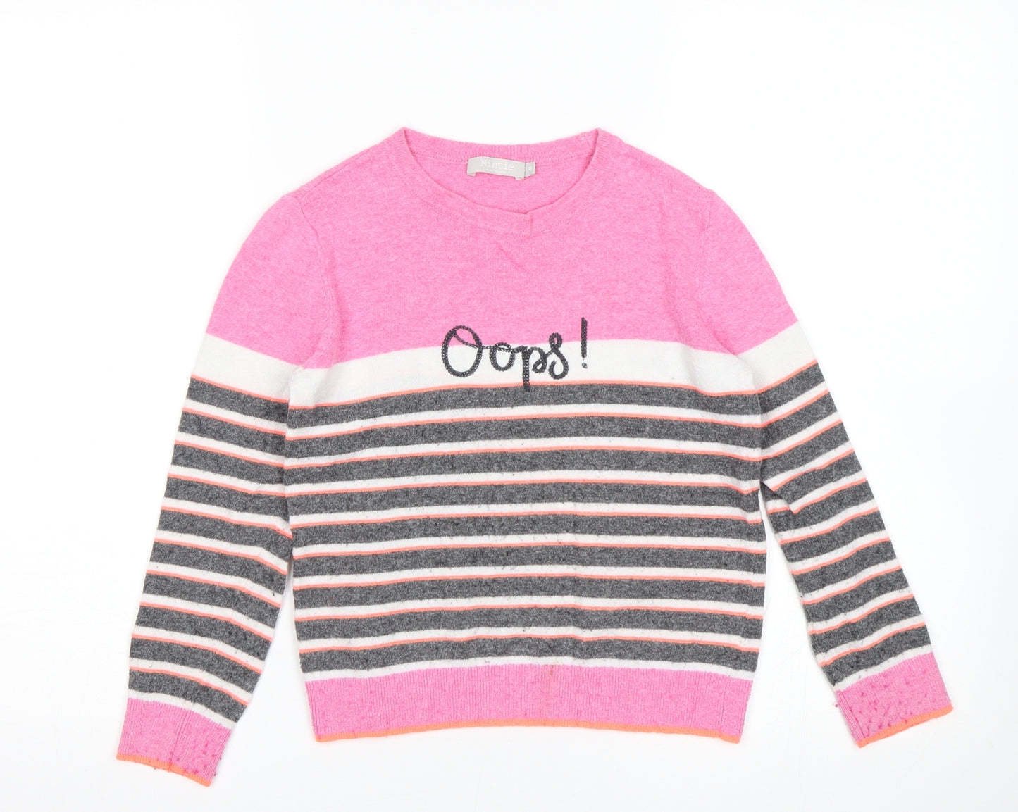 Mintie Girls Multicoloured   Pullover Jumper Size 7-8 Years