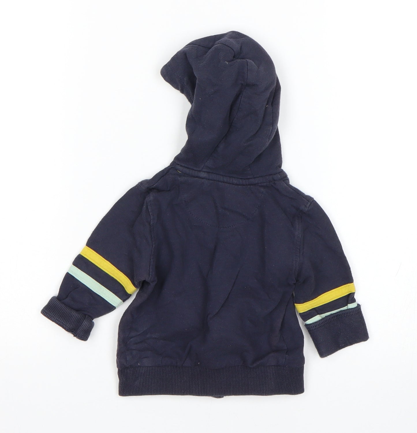 Mini Club Boys Blue   Full Zip Jumper Size 3-6 Months