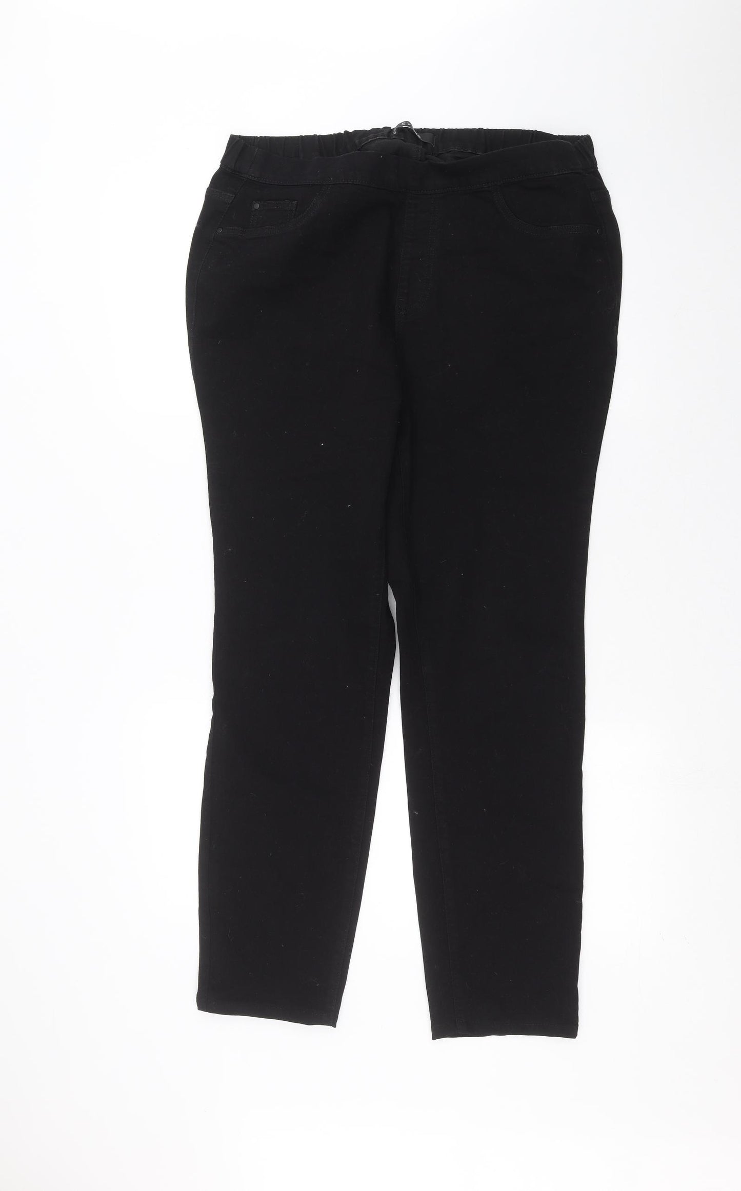 Evans Womens Black   Skinny Jeans Size 16 L26 in