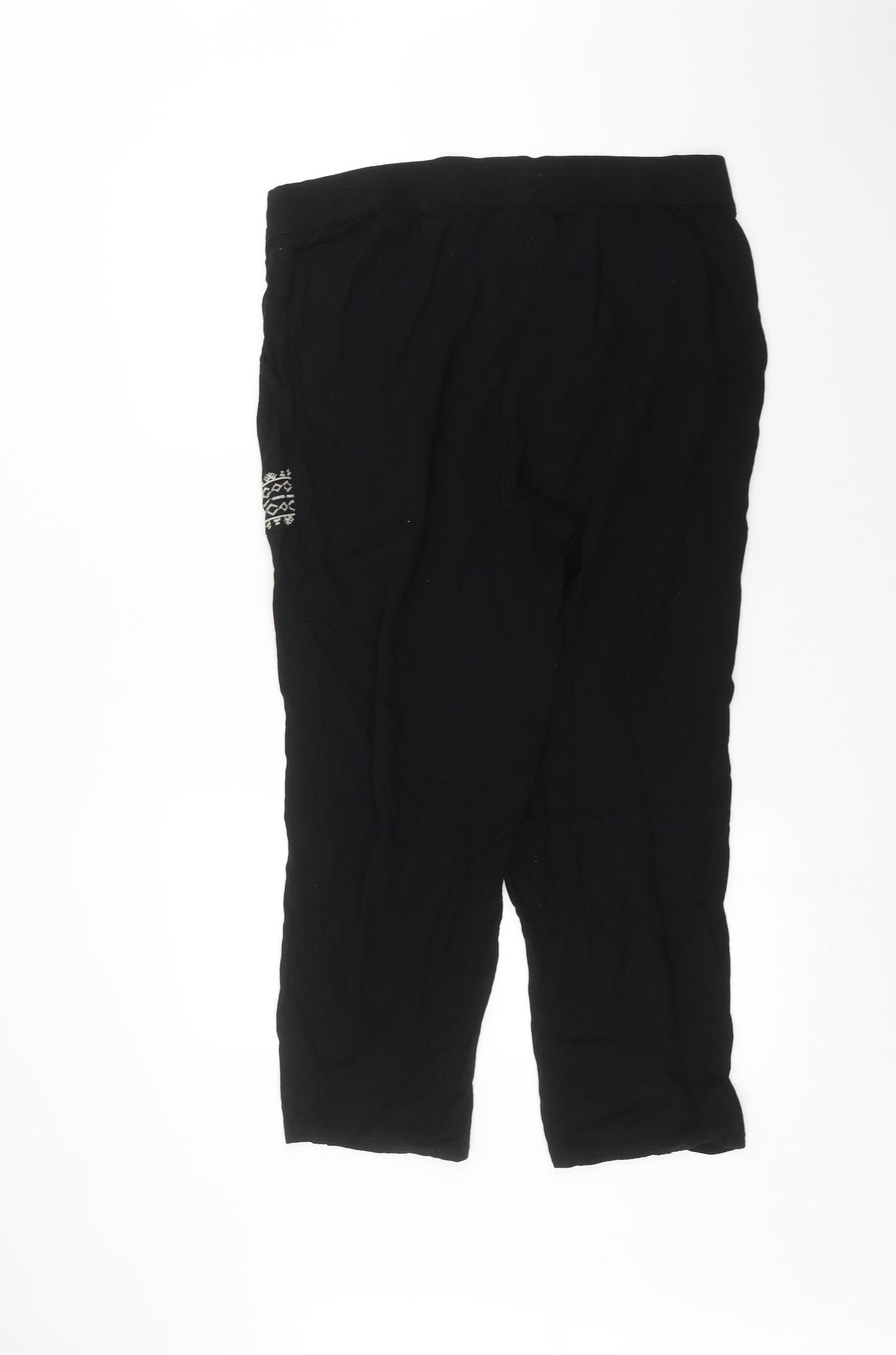 Marks and Spencer Womens Black   Trousers  Size 16 L23 in