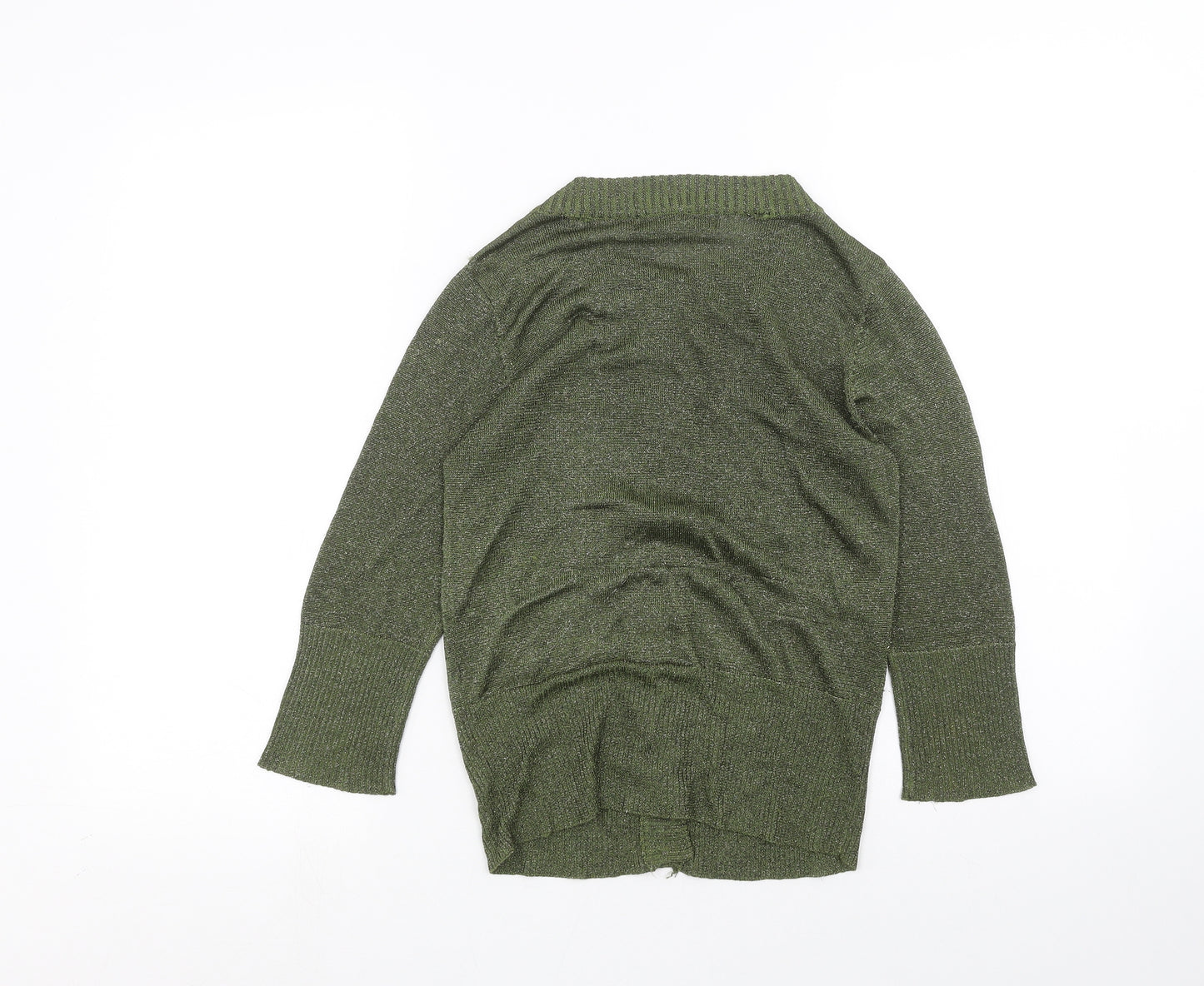 Zara Womens Green   Cardigan Jumper Size M