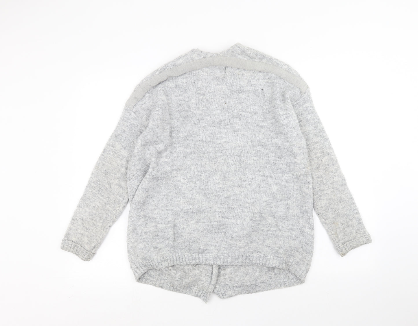 Papaya Womens Grey   Cardigan Jumper Size S