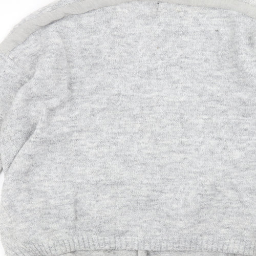 Papaya Womens Grey   Cardigan Jumper Size S