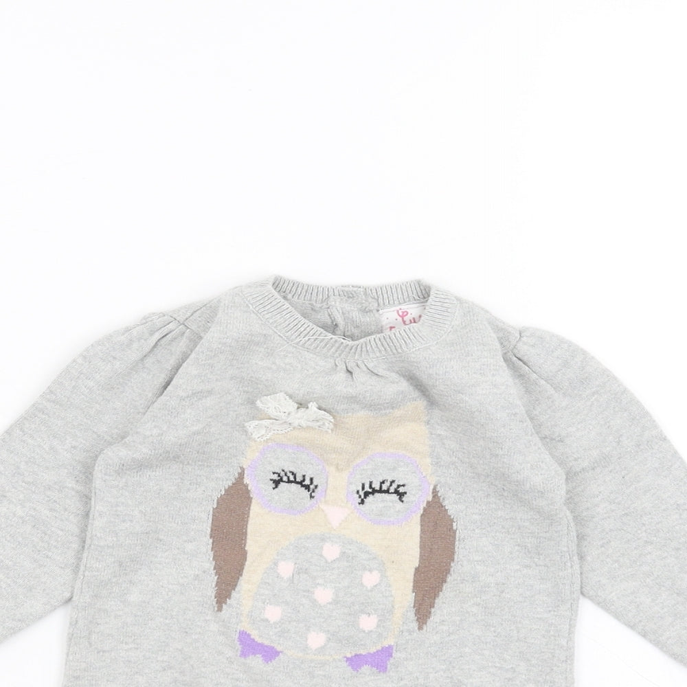 Young Dimension Baby Grey   Pullover Jumper Size 9-12 Months