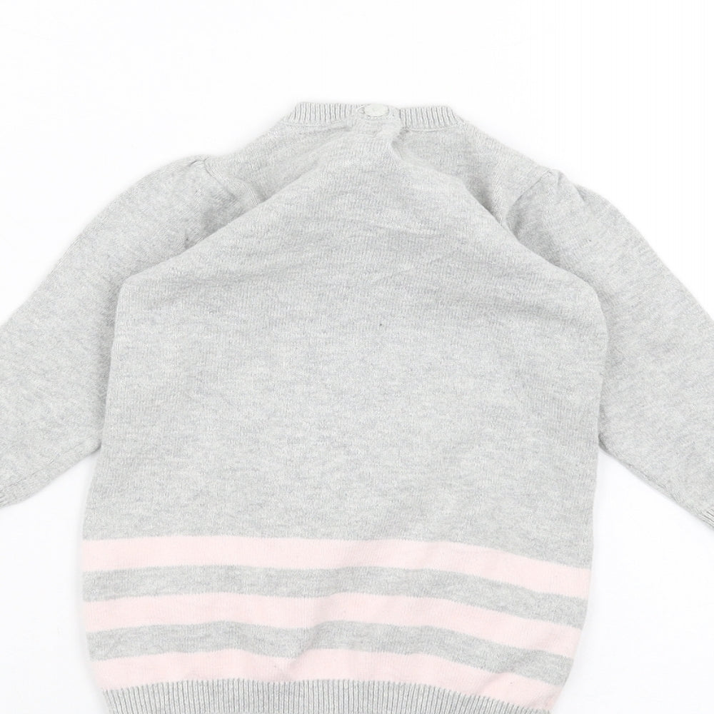 Young Dimension Baby Grey   Pullover Jumper Size 9-12 Months