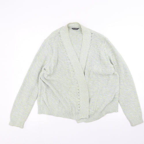 BHS Womens Green   Cardigan Jumper Size 12