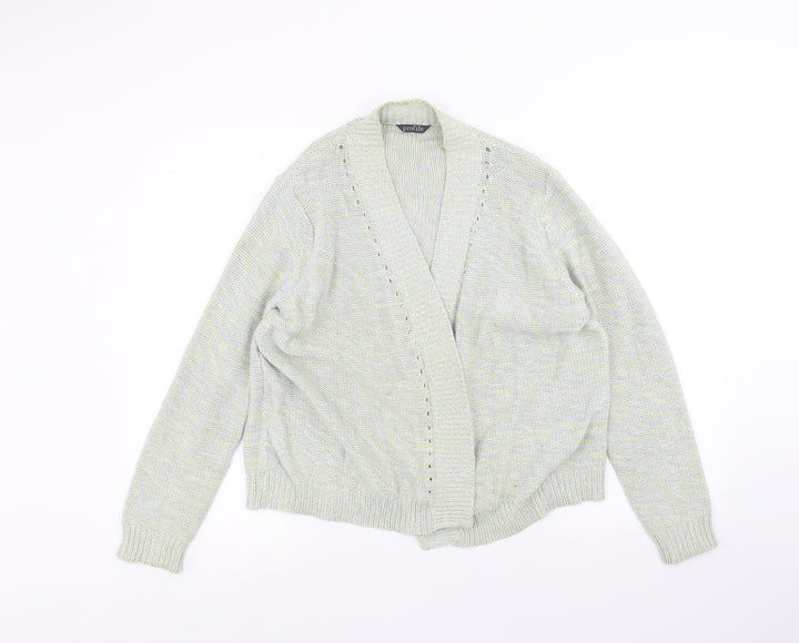 BHS Womens Green   Cardigan Jumper Size 12