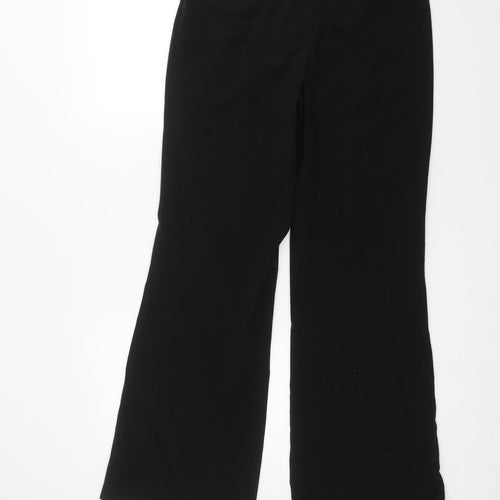 Now Womens Black   Trousers  Size 10 L28 in
