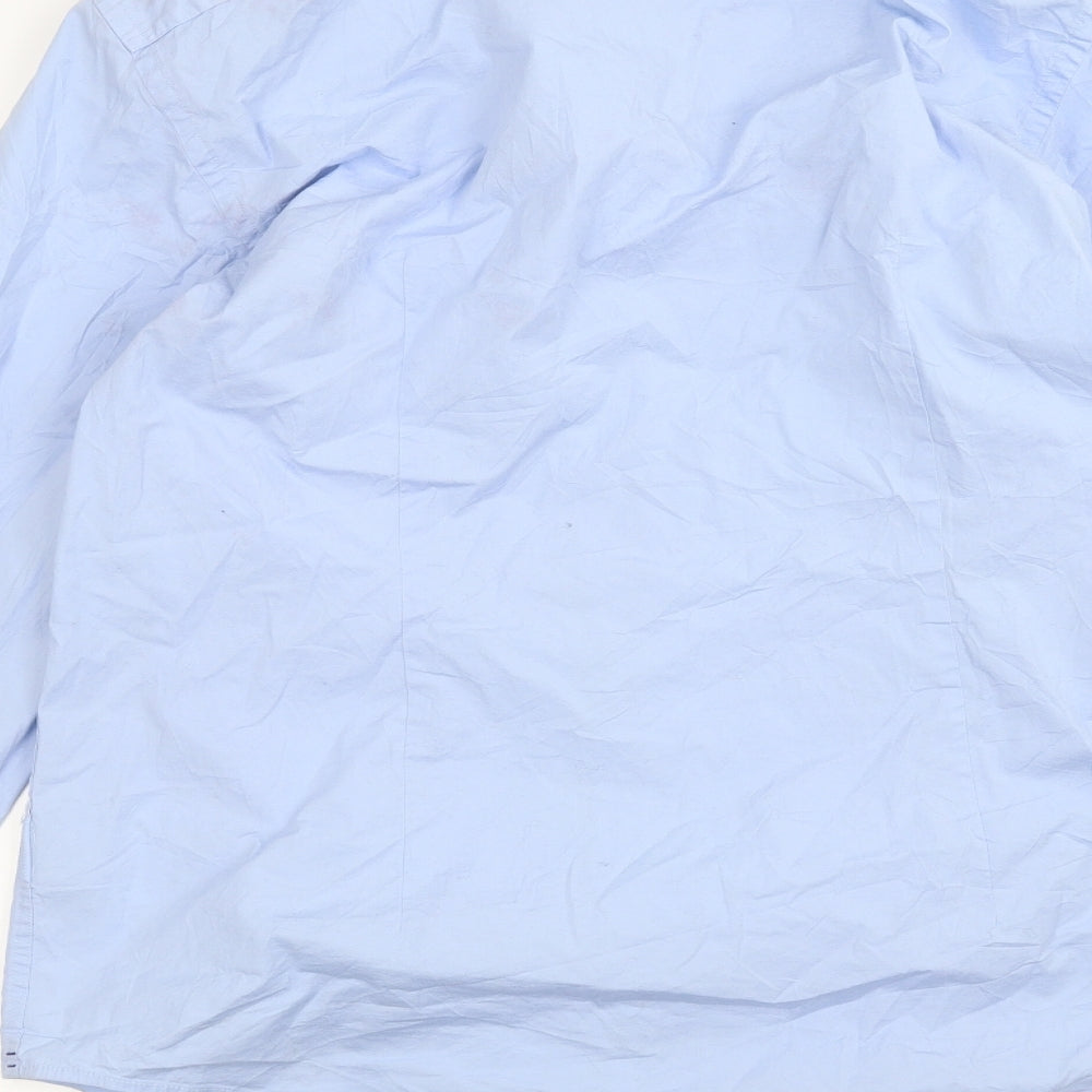 Tommy Hilfiger Mens Blue    Dress Shirt Size L