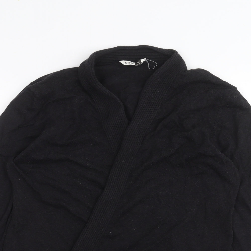 PEP & CO Womens Black   Cardigan Jumper Size 16
