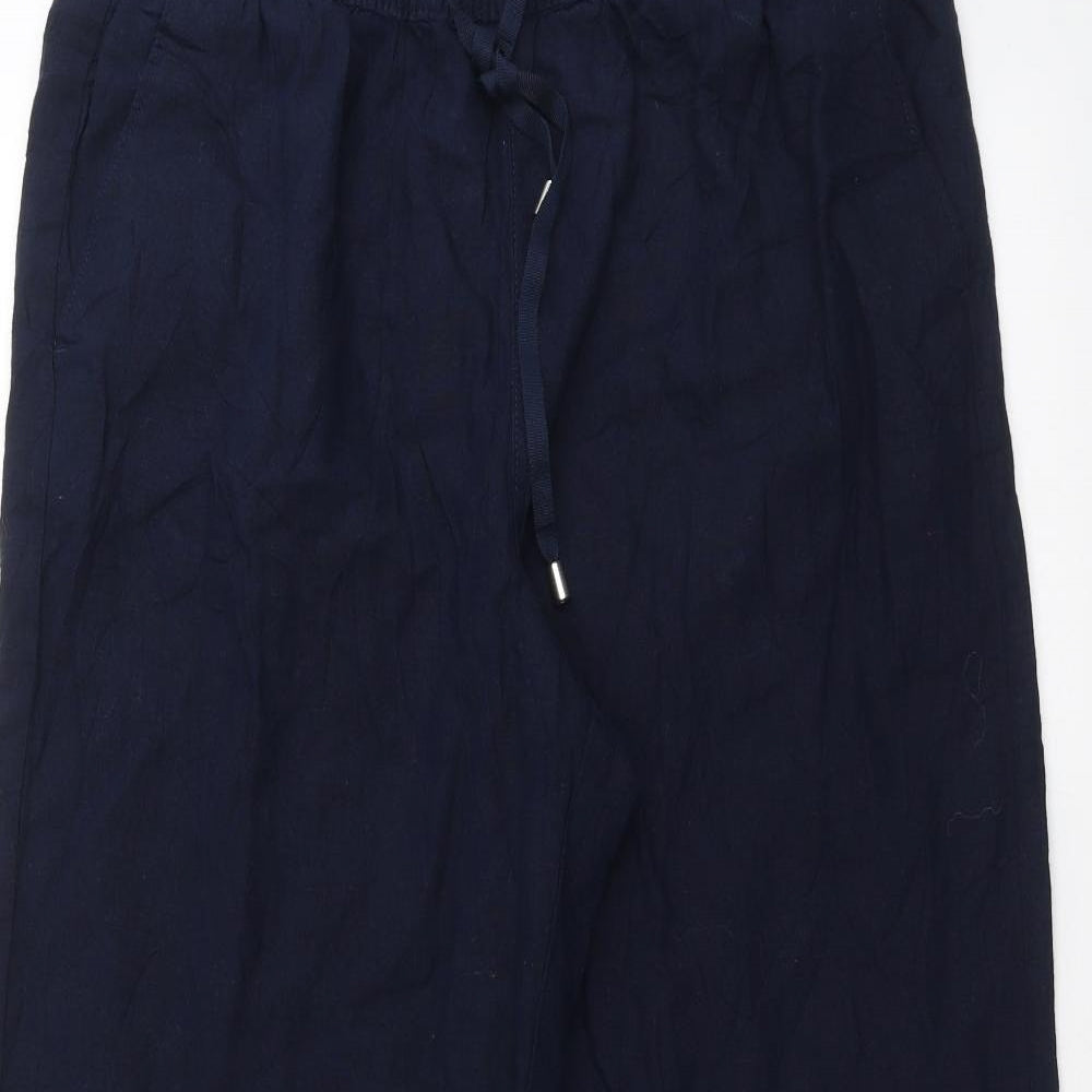 Marks and Spencer Womens Blue   Trousers  Size 16 L27 in