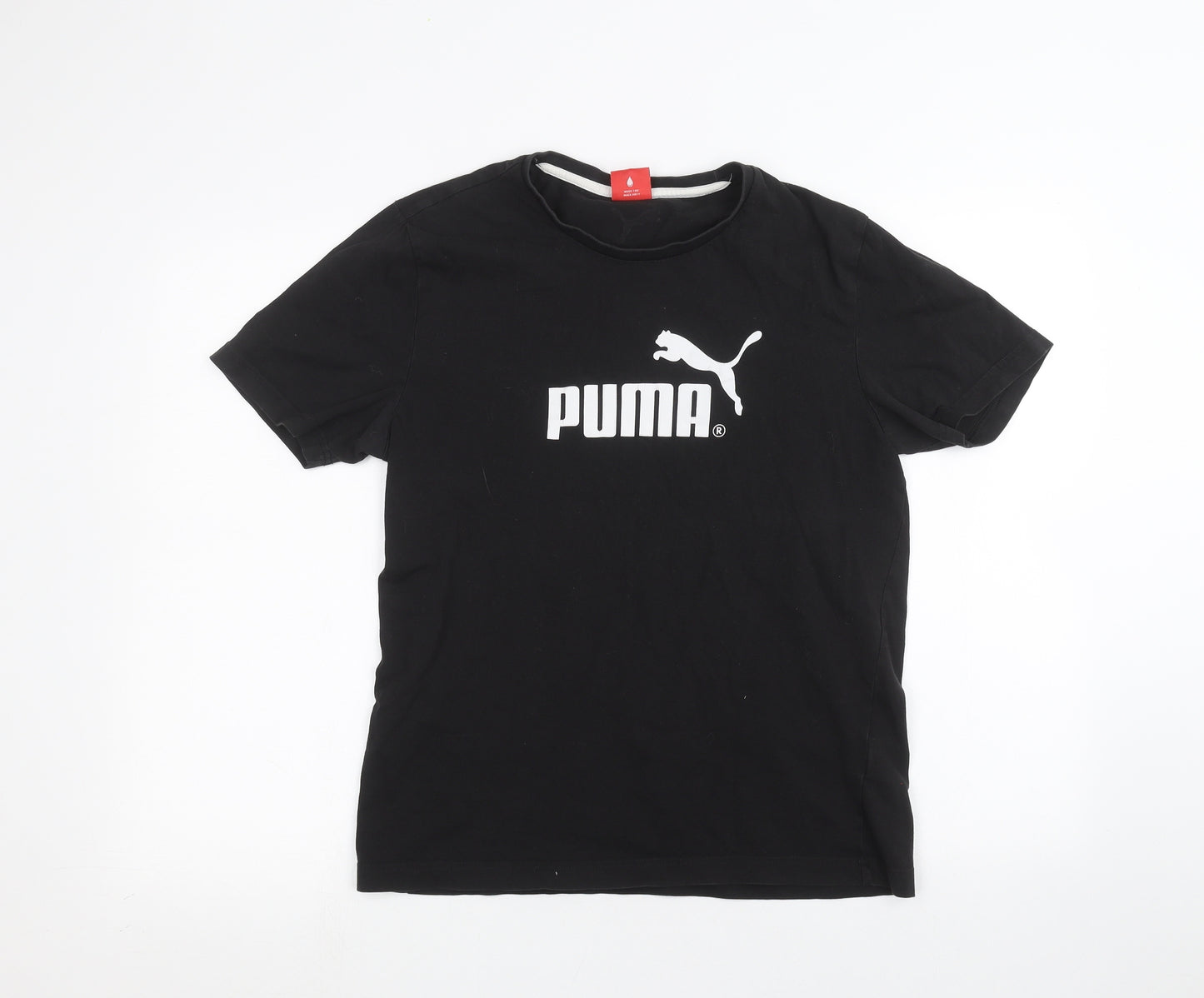 PUMA Mens Black    T-Shirt Size S