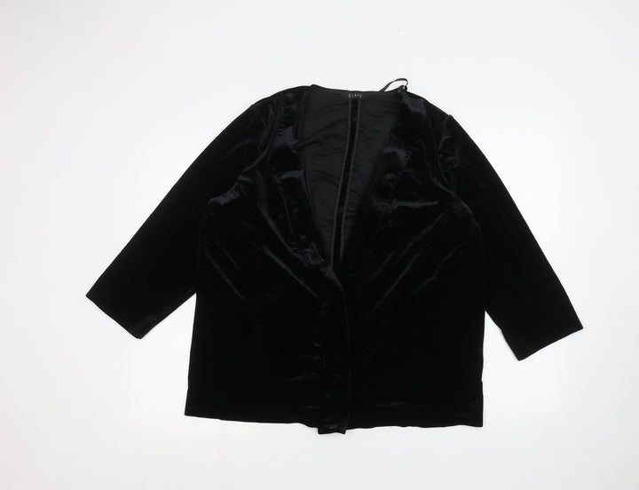 BHS Womens Black Cardigan Jumper Size 18