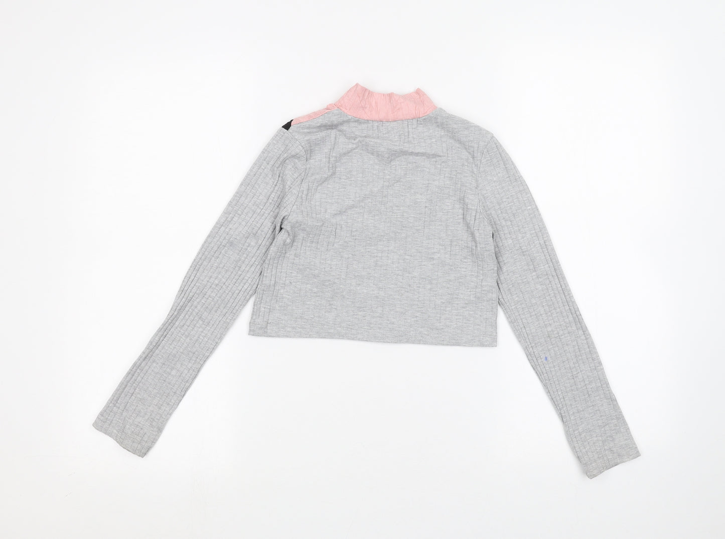 Select Girls Grey   Basic T-Shirt Size 9 Years