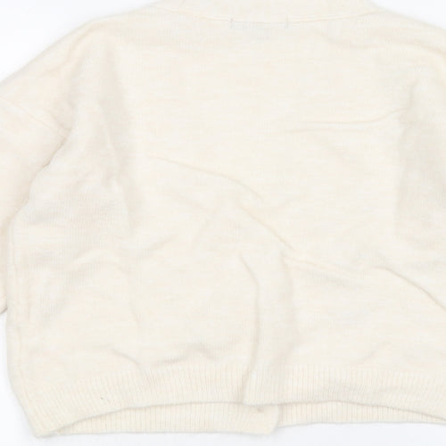 Primark Womens White   Cardigan Jumper Size 6