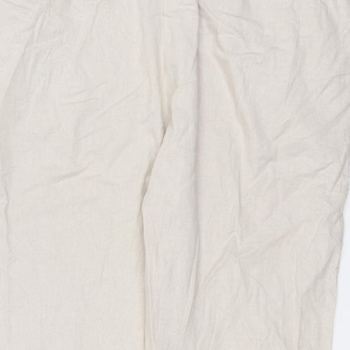 Studio Womens White   Trousers  Size 24 L26 in