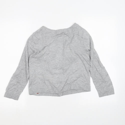 Hollister Womens Grey   Cardigan Jumper Size M