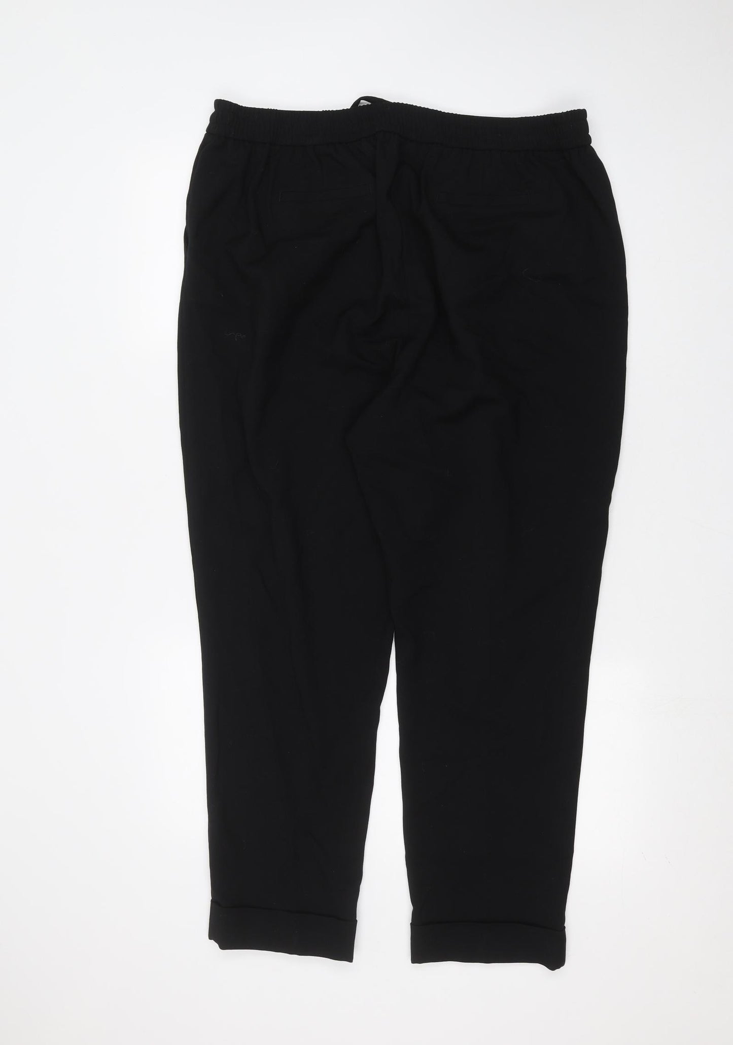 F&F Womens Black   Trousers  Size 18 L25 in