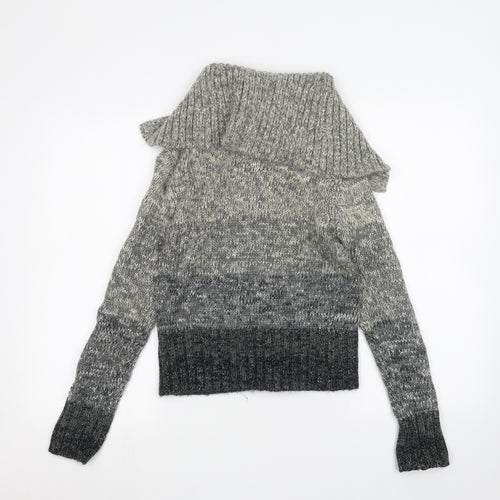 Select Womens Grey   Cardigan Jumper Size S