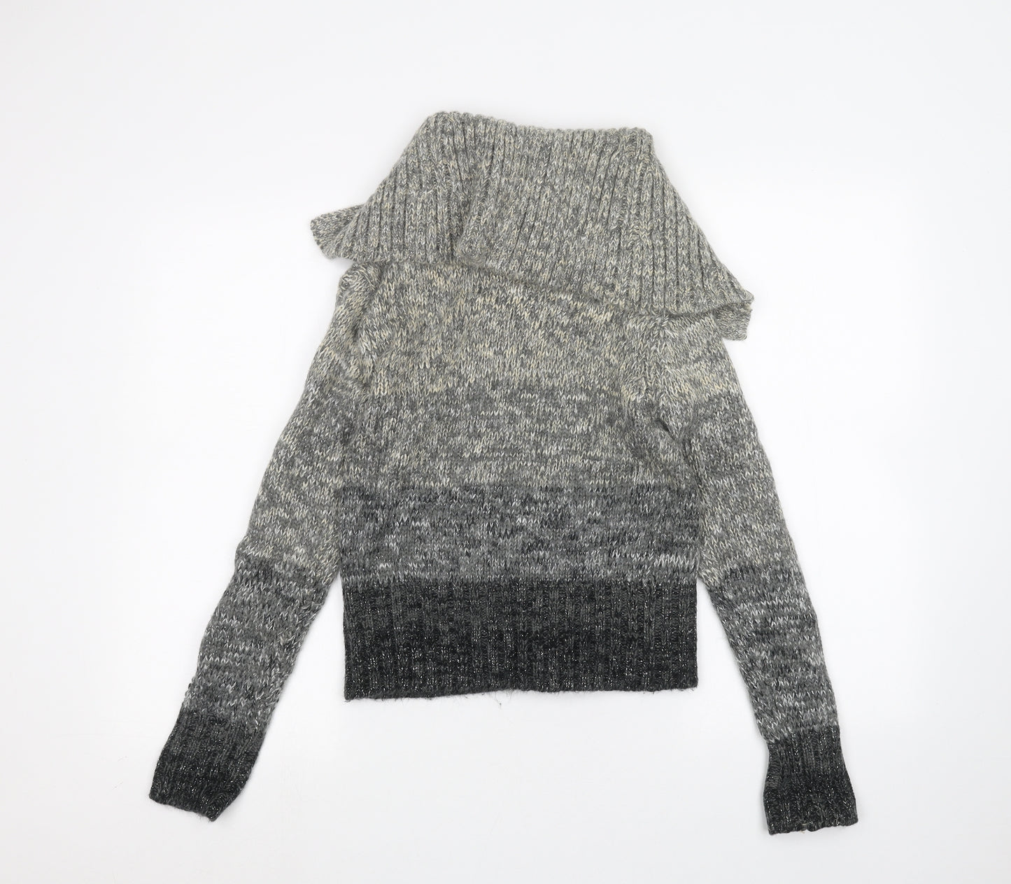 Select Womens Grey   Cardigan Jumper Size S