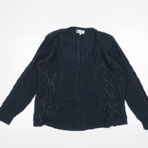 NEXT Womens Blue   Pullover Jumper Size M