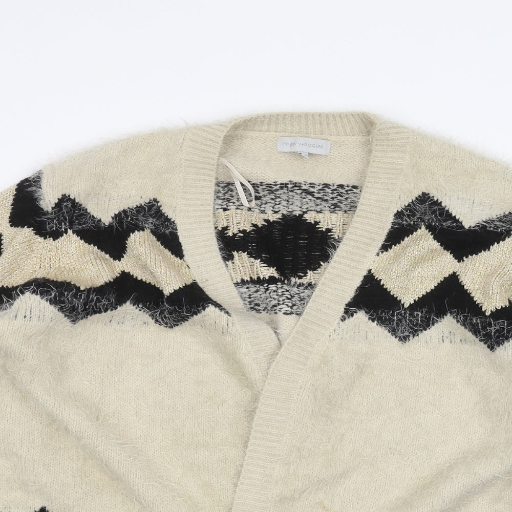 rogers + rogers Womens Beige   Cardigan Jumper Size 22