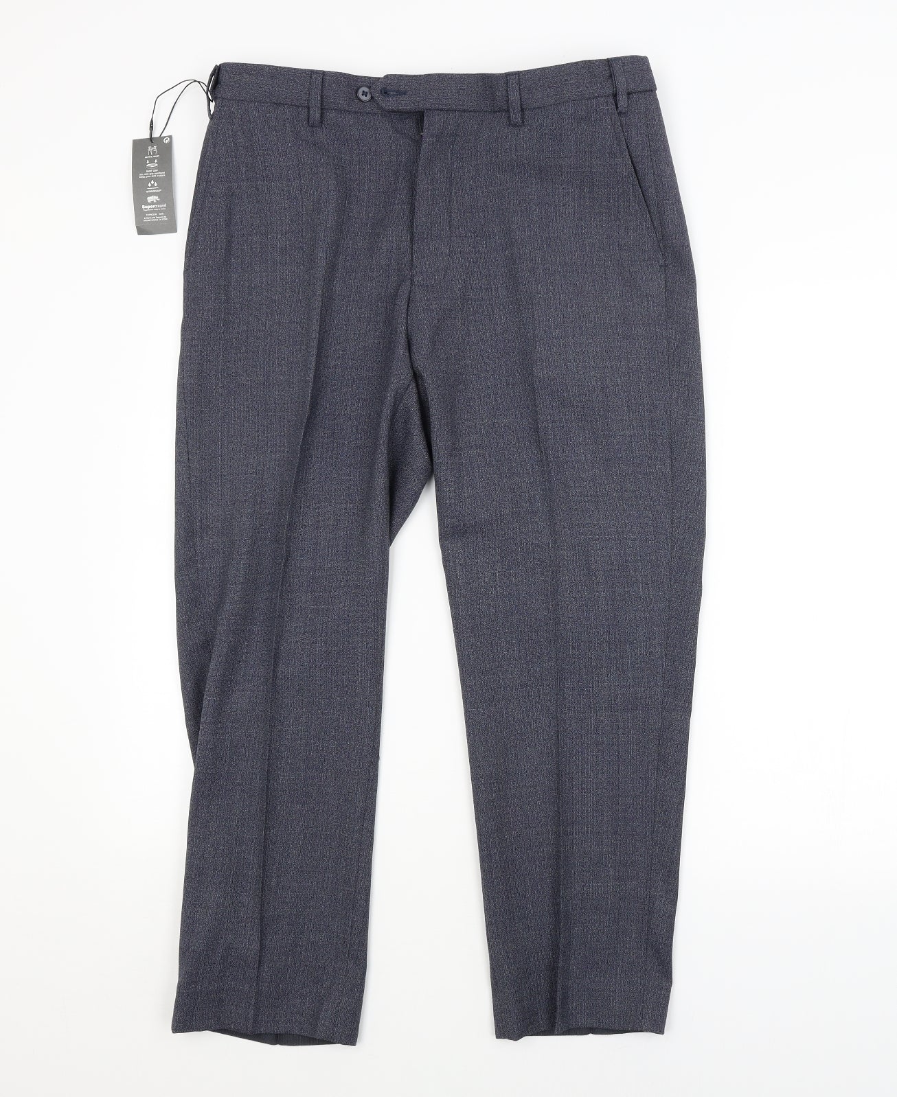 M&S Mens Blue   Trousers  Size 34 in L29 in