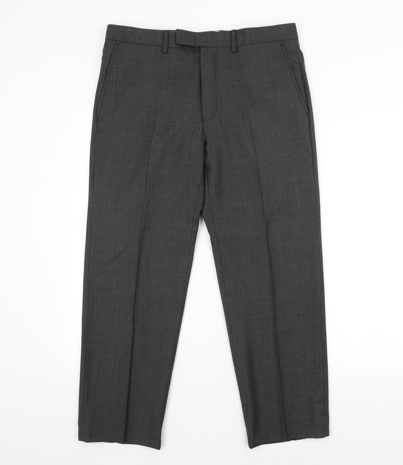M&S Mens Grey   Trousers  Size 34 in L29 in