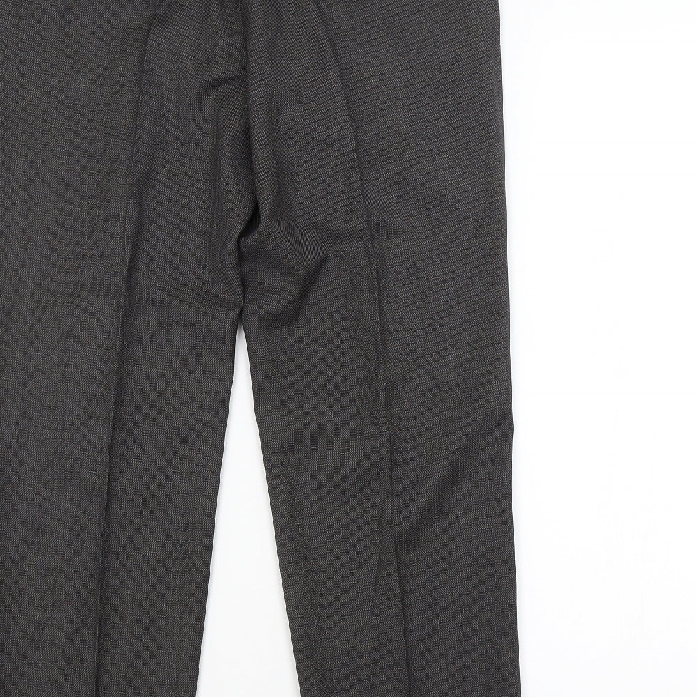 M&S Mens Grey   Trousers  Size 34 in L29 in