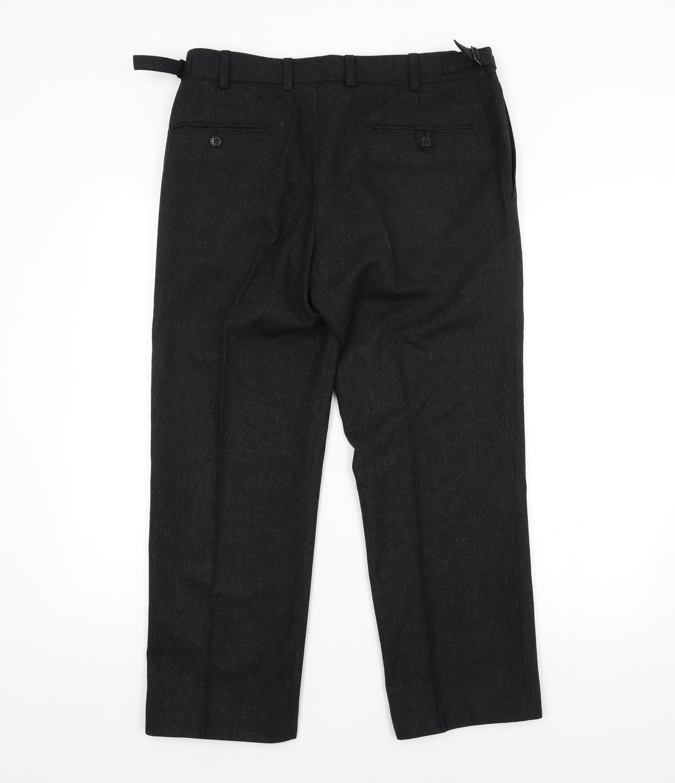 M&S Womens Grey   Trousers  Size 34 in L29 in