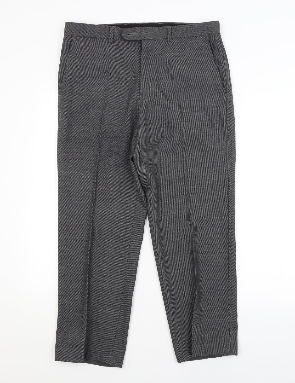 M&S Mens Grey   Trousers  Size 34 in L29 in