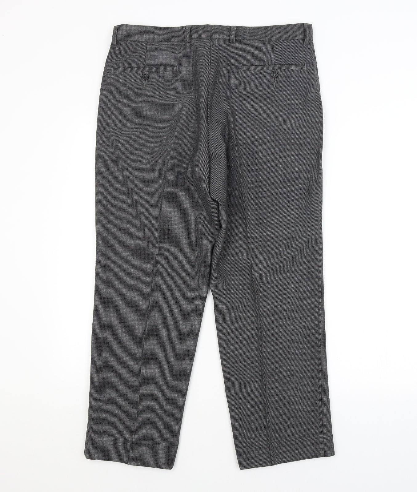 M&S Mens Grey   Trousers  Size 34 in L29 in