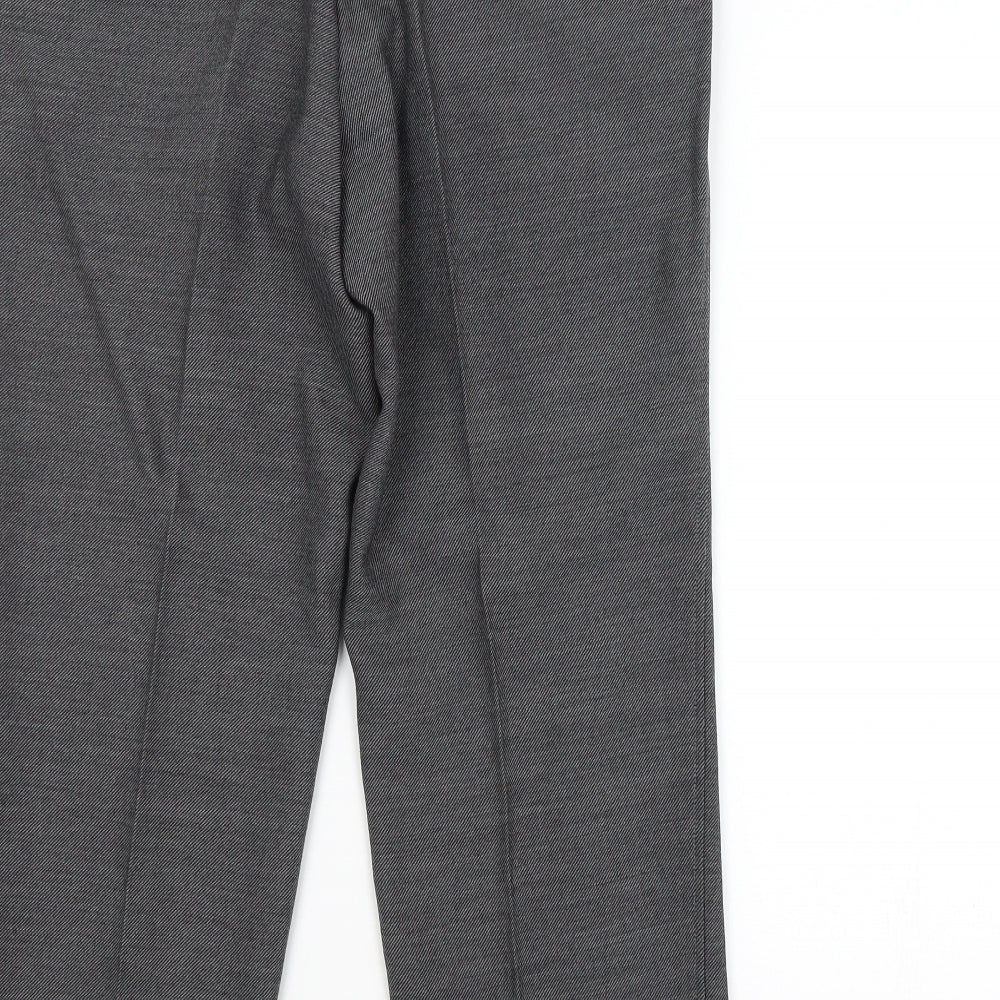 M&S Mens Grey   Trousers  Size 34 in L29 in