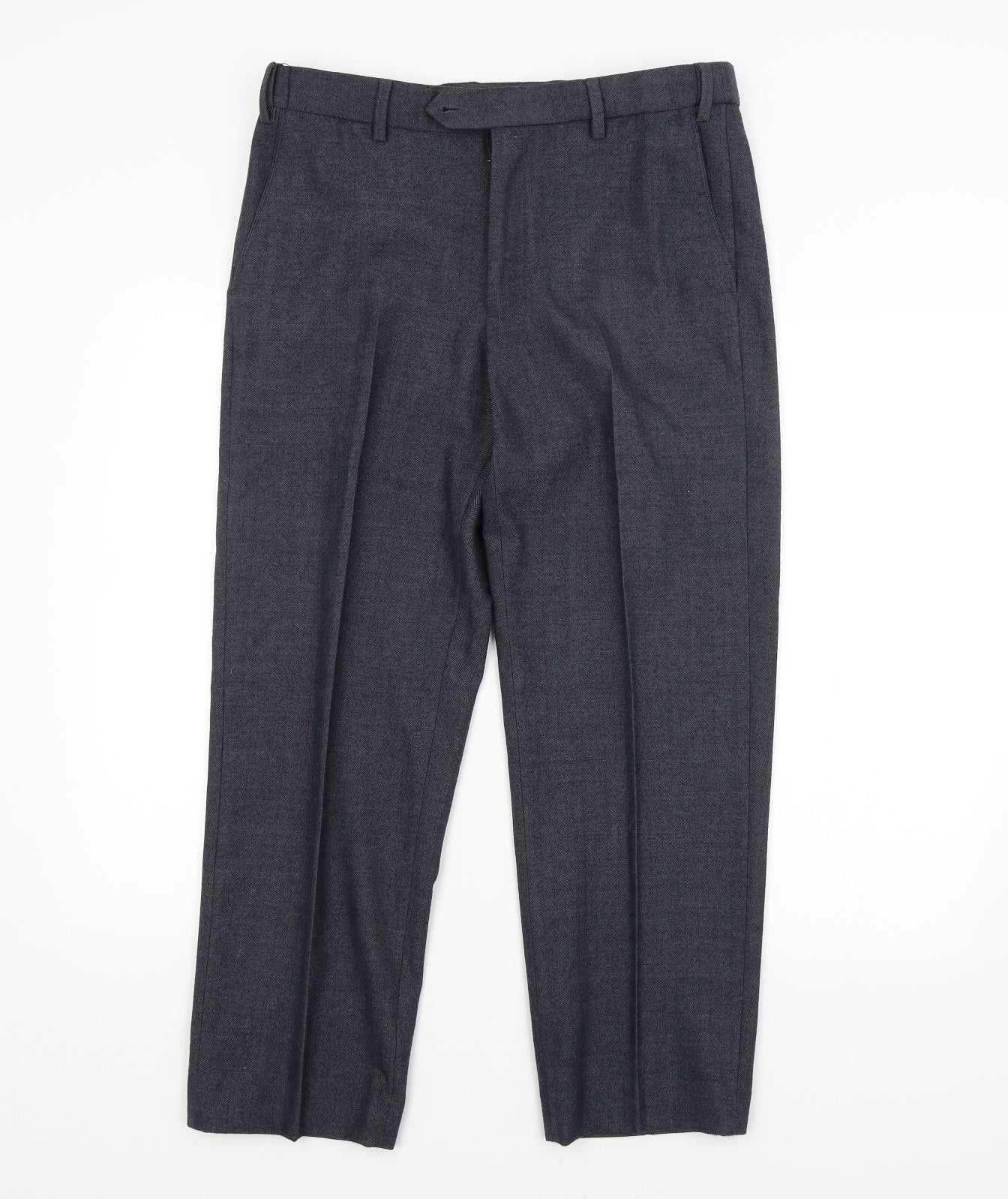 M&S Mens Blue   Trousers  Size 32 in L29 in