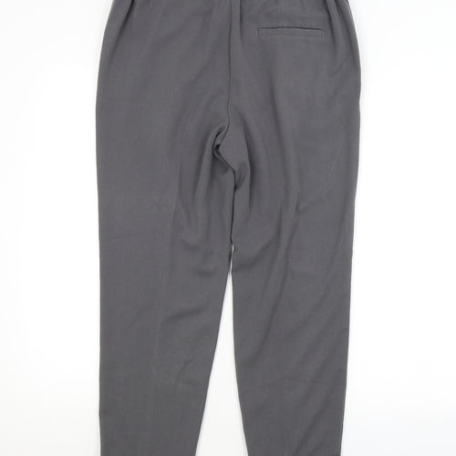 M&S Womens Grey   Trousers  Size 10 L25 in
