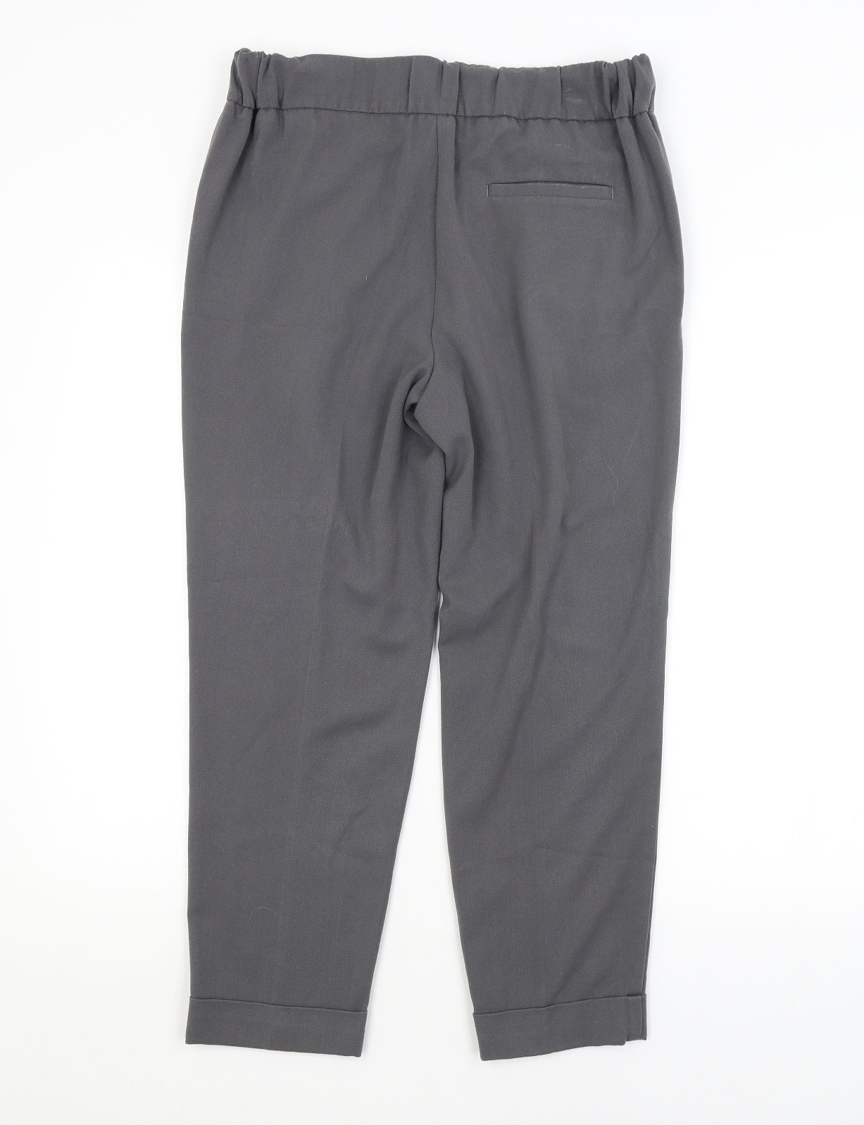 M&S Womens Grey   Trousers  Size 10 L25 in