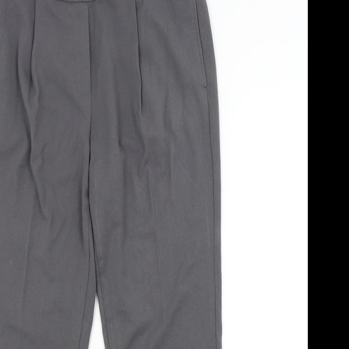 M&S Womens Grey   Trousers  Size 10 L25 in