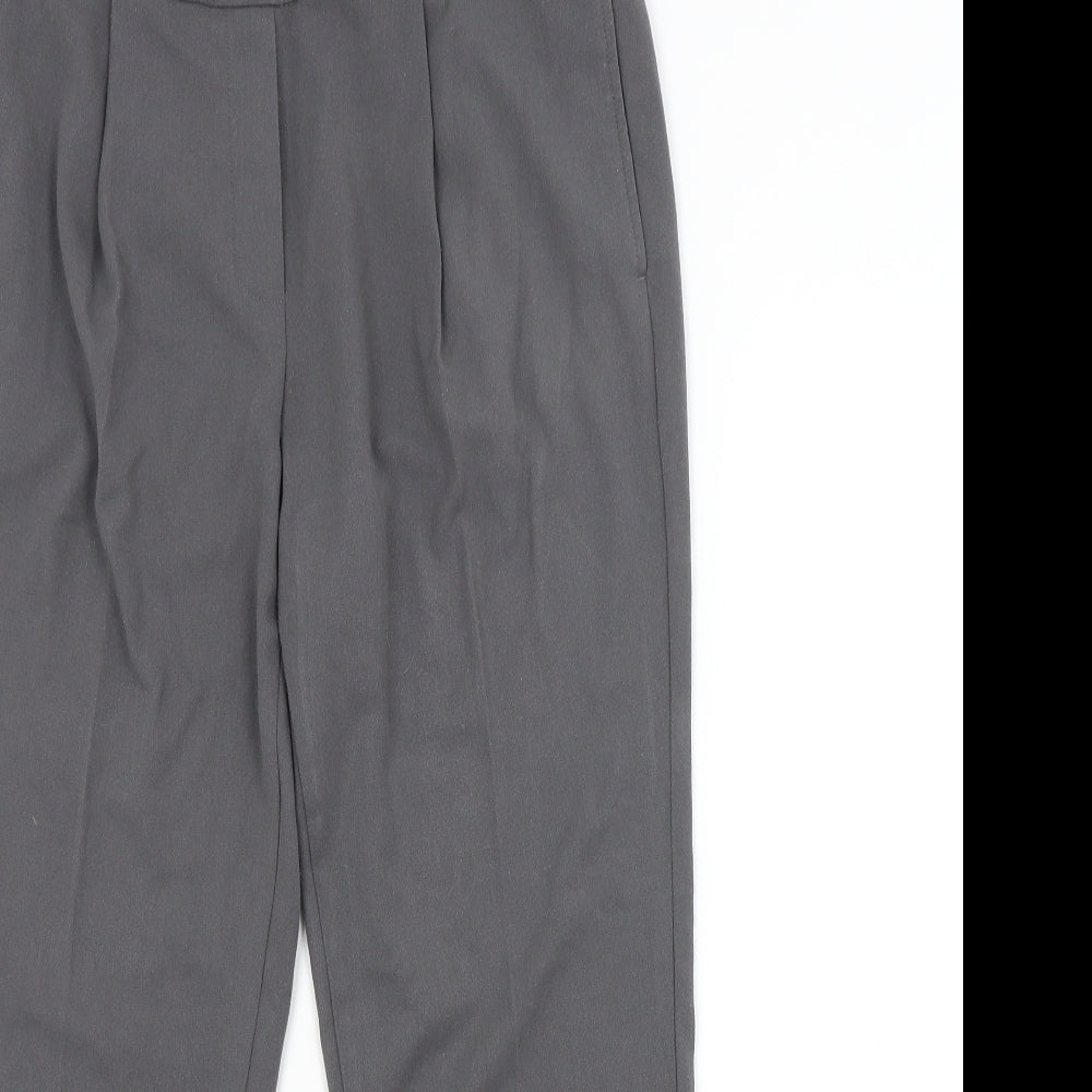 M&S Womens Grey   Trousers  Size 10 L25 in