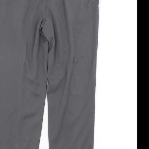 M&S Womens Grey   Trousers  Size 10 L25 in
