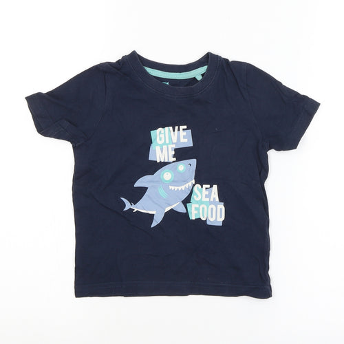 Lupilu Boys Blue   Basic T-Shirt Size 3-4 Years